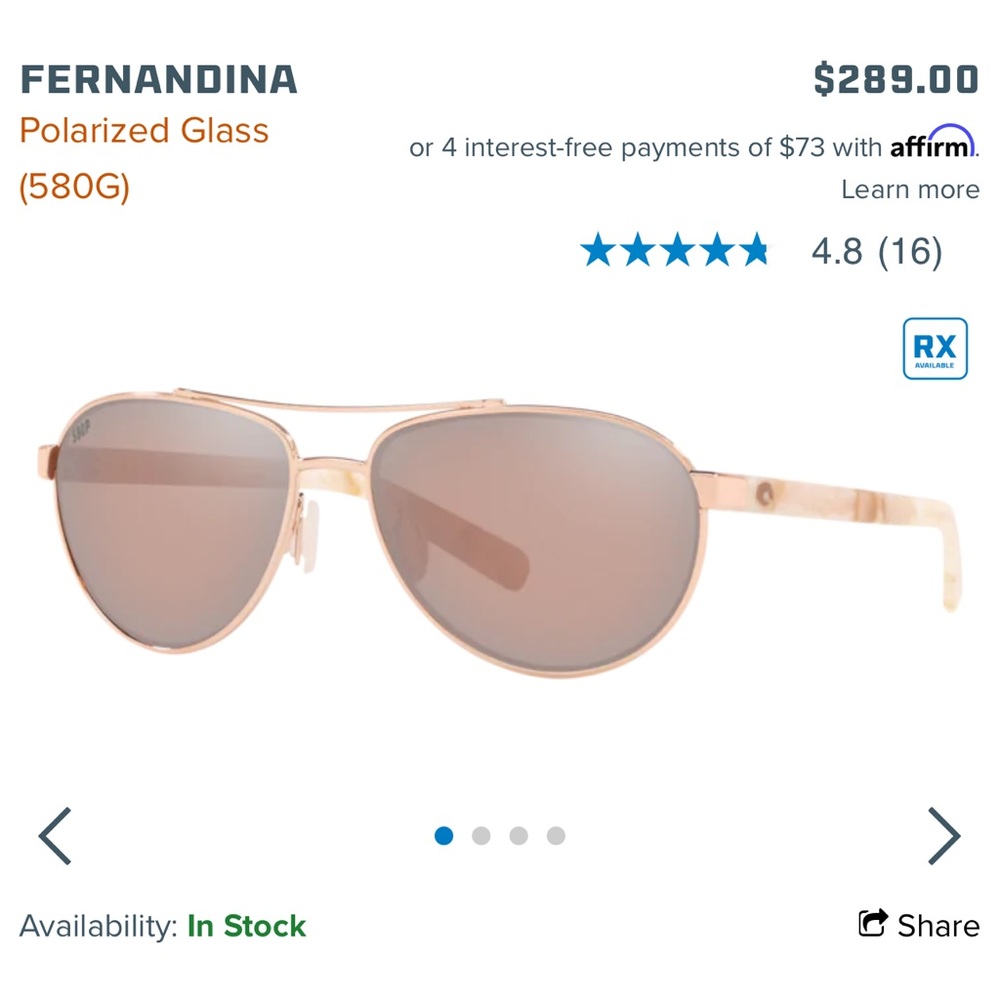 Costa “Fernandina” Aviators